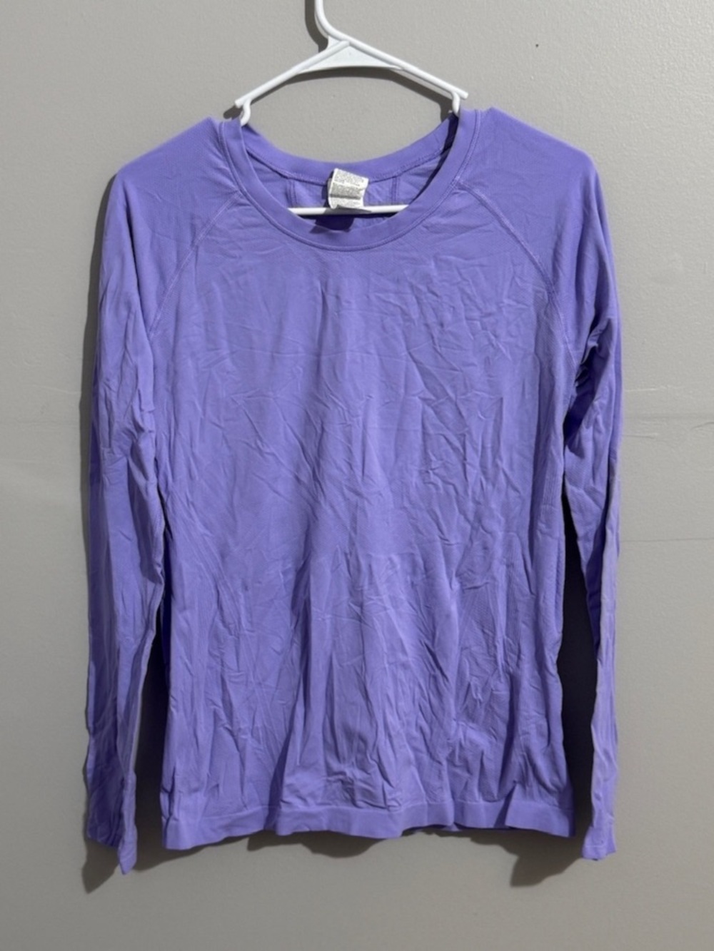 Lavender Long Sleeve Crewneck Top